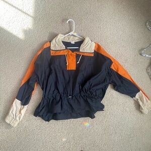 H&M Sport Jacket in Cream and Black